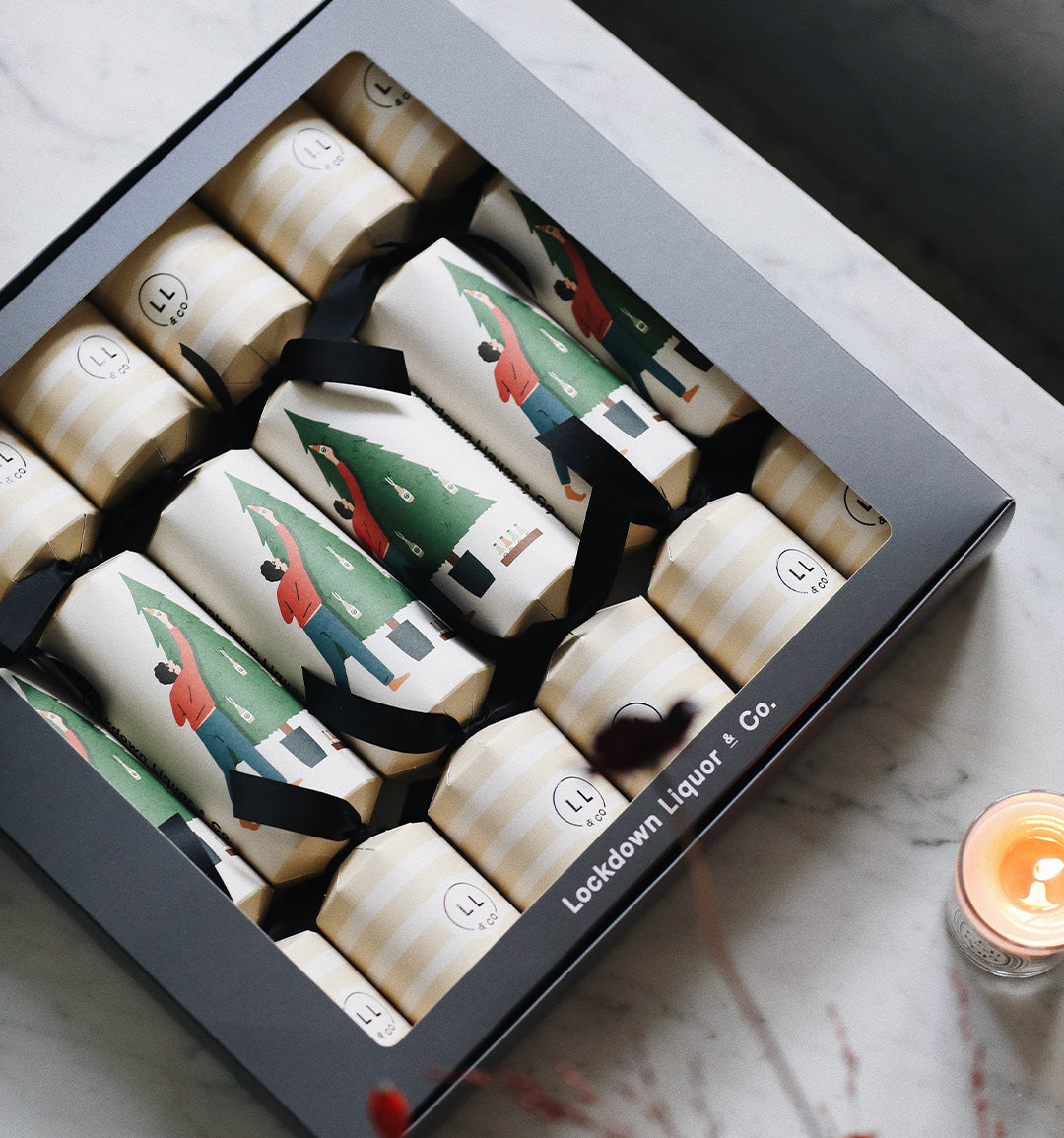 Luxury Crackers, Set of Six