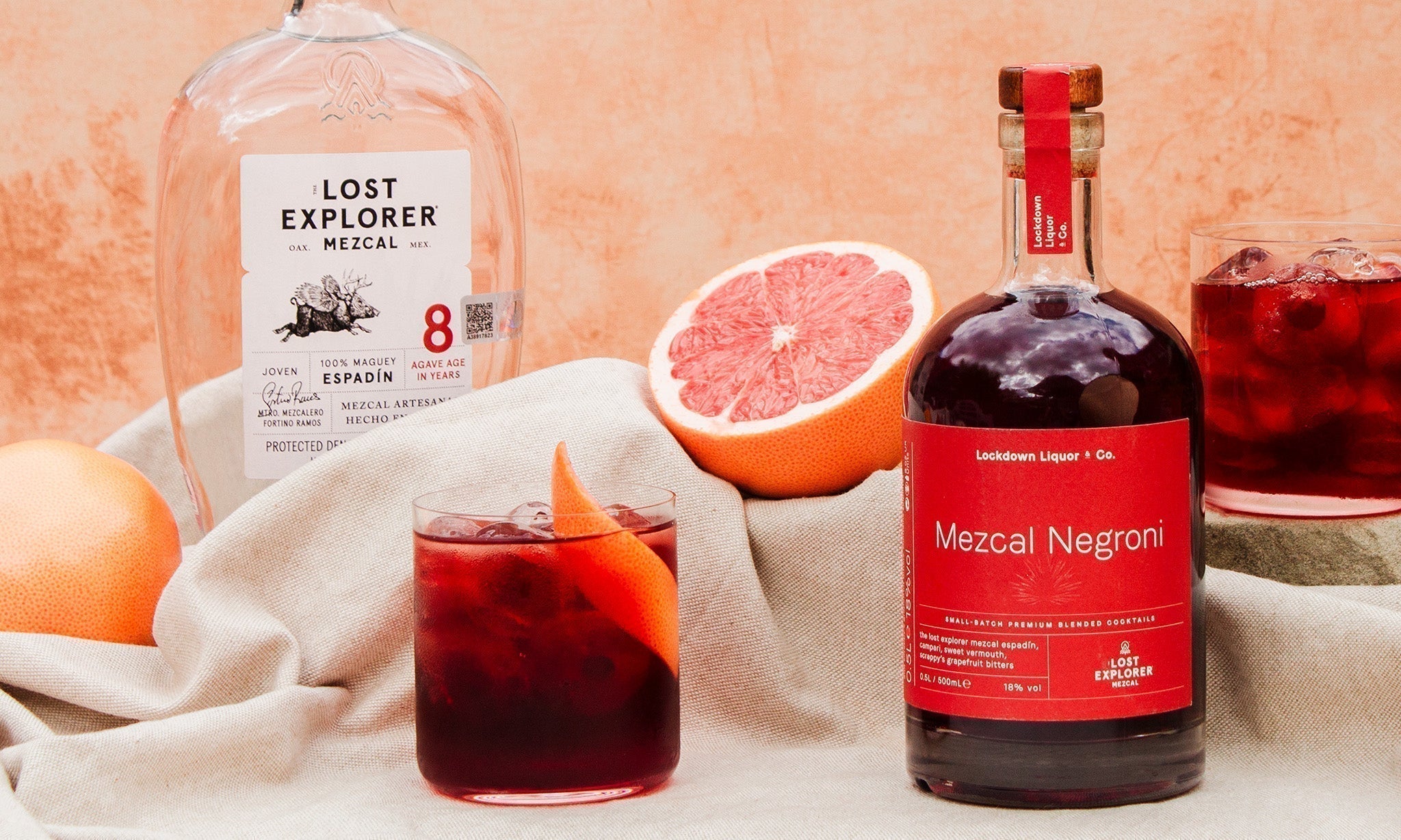 Mezcal Negroni in collaboration with The Lost Explorer