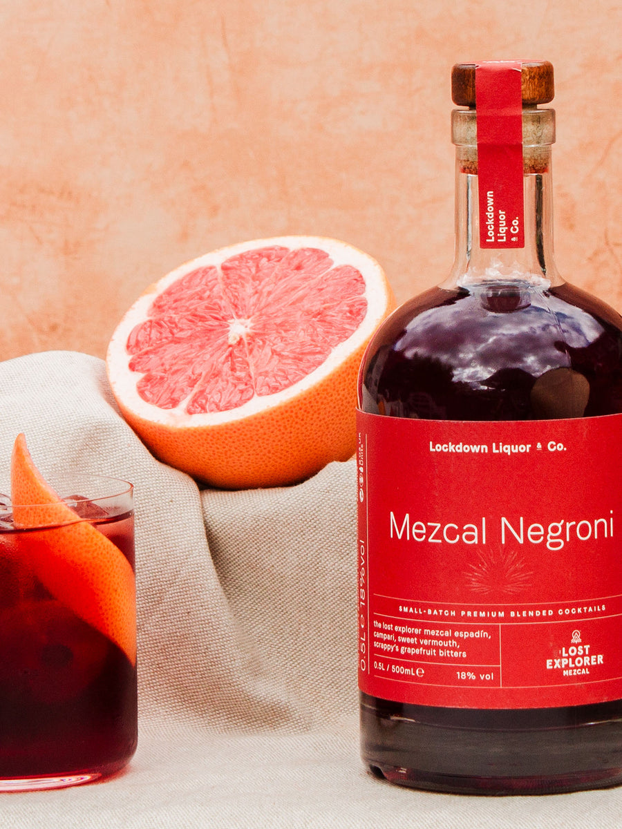Mezcal Negroni in collaboration with The Lost Explorer