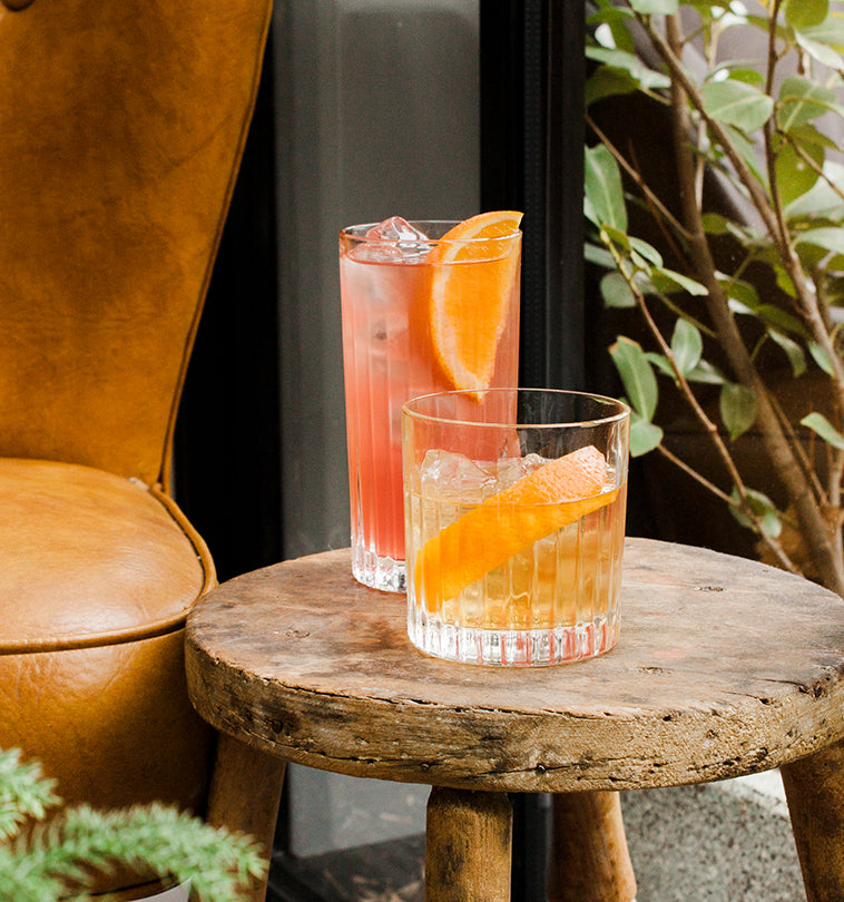 Brooklyn Highball Glasses, Set of Two