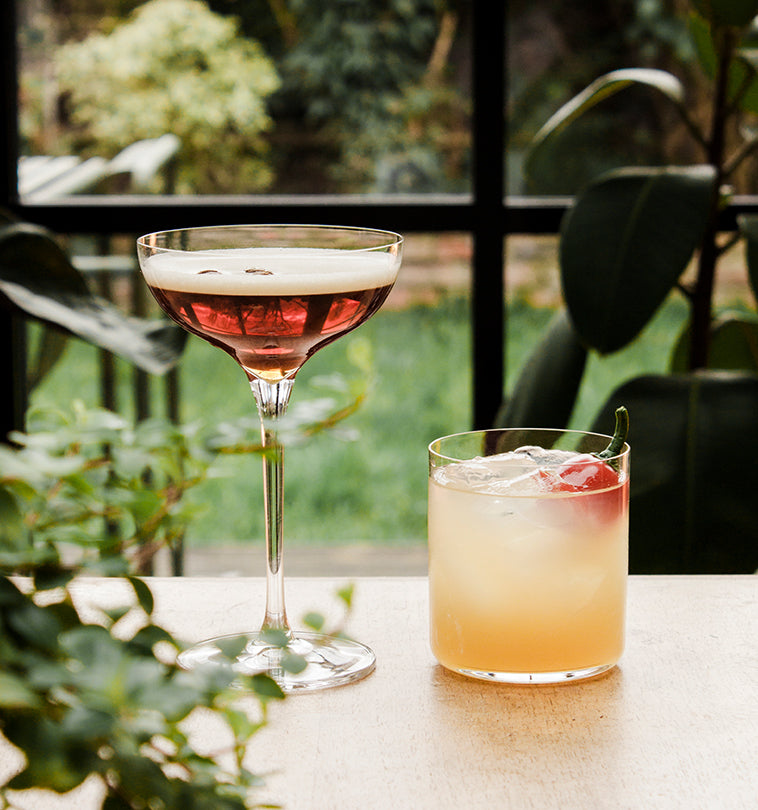 Greenwich Coupe Glasses, Set of Two