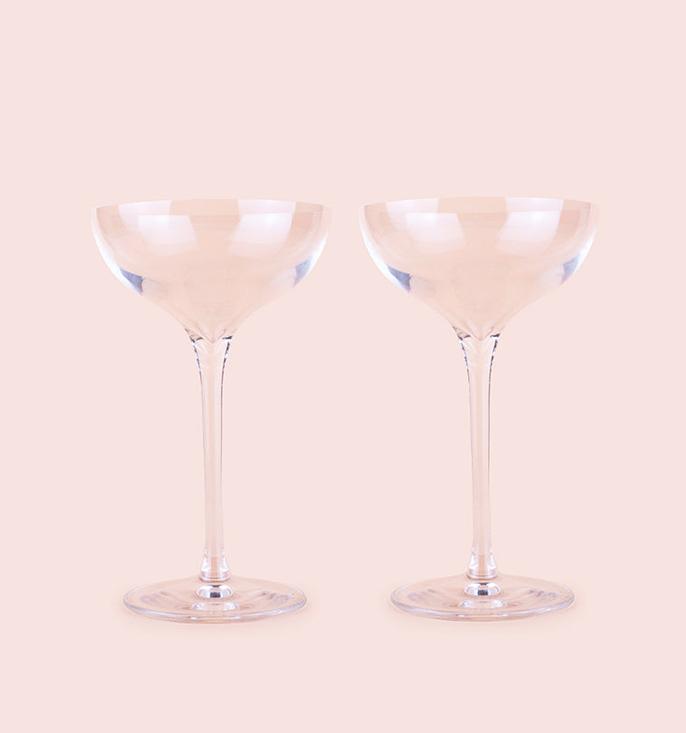 Greenwich Coupe Glasses, Set of Two