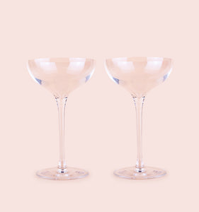 Greenwich Coupe Glasses, Set of Two