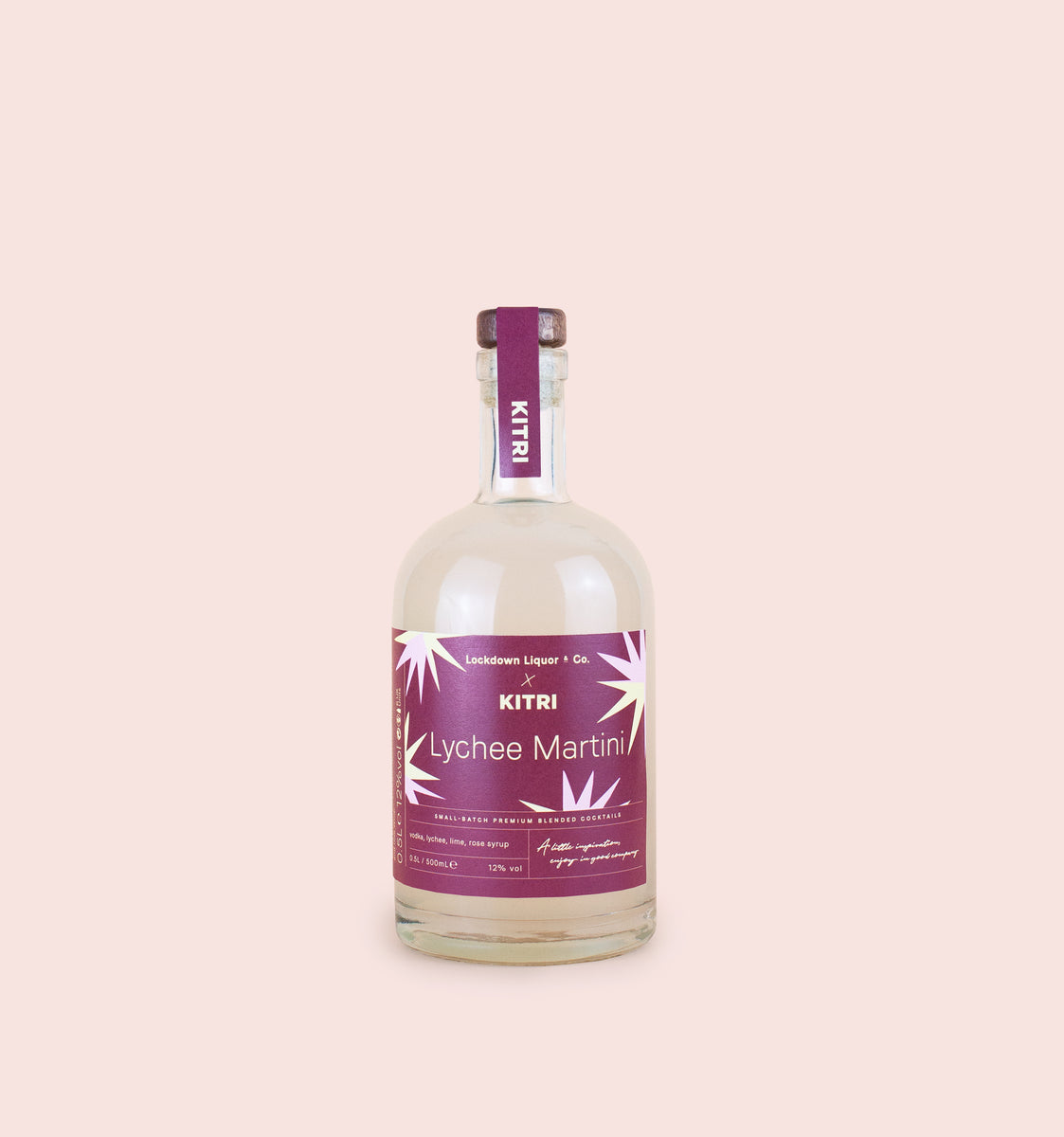 KITRI x Lychee Martini Lockdown Liquor & Co